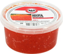 Изображение товара Икра лососевая имитированная 365 ДНЕЙ, 450г