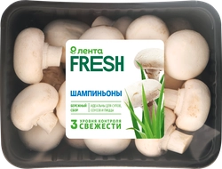 Шампиньоны ЛЕНТА FRESH, 400г