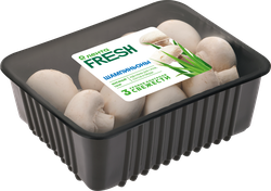 Шампиньоны ЛЕНТА FRESH, 400г
