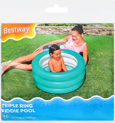 Бассейн надувной детский BESTWAY 43л 70x70x30см, от 2 лет, Арт. 51033