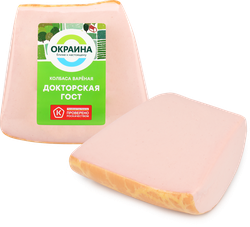 Колбаса вареная ОКРАИНА Докторская, весовая