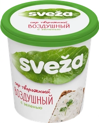 Сыр творожный САВУШКИН ПРОДУКТ Воздушный с зеленью 60%, без змж, 150г