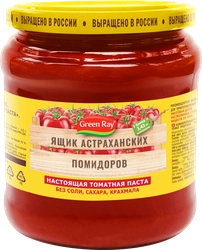 Паста томатная GREEN RAY Ящик Астраханских помидоров, 490г