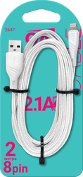 Изображение товара Кабель GAL 2647/2223/5421 USB – 8-pin 2А, нейлоновый, 2м