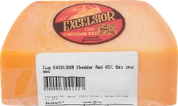 Сыр EXCELSIOR Cheddar Red 45%, без змж, весовой