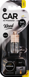 Ароматизатор воздуха AROMA CAR Wood Black, For man, 4мл