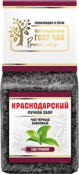 Чай черный КРАСНОДАРСКИЙ ГОСТ ЧАЙ РУЧНОЙ СБОР листовой, 100г