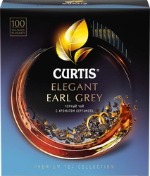Чай черный CURTIS Elegant Earl Grey, 100пак