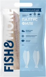 Палтус замороженный FISH & MORE филе без кожи, 500г