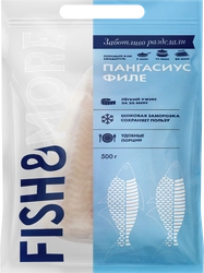 Пангасиус замороженный FISH & MORE филе без кожи, 500г