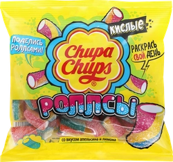 Мармелад жевательный CHUPA CHUPS Роллсы, 150г