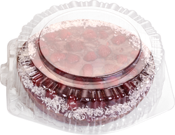 Пирог бисквитный ЛЕНТА FRESH с малиной и кокосом, 700г