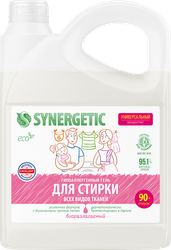 Гель для стирки SYNERGETIC биоразлагаемый универсальный, концентрированный, 2.75л