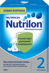 Изображение товара Смесь кисломолочная NUTRILON 2, с 6 месяцев, 350г