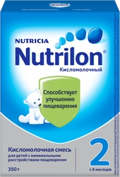Смесь кисломолочная NUTRILON 2, с 6 месяцев, 350г