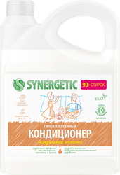 Кондиционер-ополаскиватель для белья SYNERGETIC Миндальное молочко биоразлагаемый, 2.75л