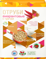 Отруби амарантовые DI&DI с гречей, безглютеновые, 250г