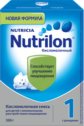 Изображение товара Смесь кисломолочная NUTRILON 1, с 0 месяцев, 350г