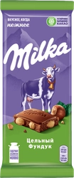 Шоколад молочный MILKA с цельным фундуком, 85г