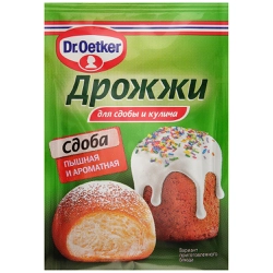 Дрожжи для сдобы и кулича DR.BAKERS быстродействующие, 8г