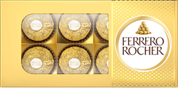Изображение товара Конфеты FERRERO ROCHER хрустящие из молочного шоколада, 75г
