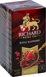 Чай фруктово-травяной RICHARD Royal Raspberry, 25пак