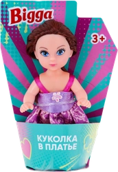 Игрушка BIGGA Куколка в платье, 11,5см Арт. LF45001