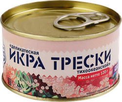 Изображение товара Икра трески СОКРОВИЩА ОКЕАНА, 120г