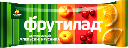 Батончик фруктовый ФРУТИЛАД Фруктовая энергия, с апельсином и брусникой, 30г