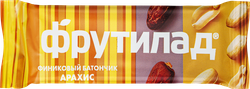 Батончик фруктовый ФРУТИЛАД Фруктовая энергия, финиковый с арахисом, 42г