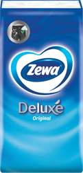 Платочки бумажные носовые ZEWA Deluxe 3-слоя, 10шт