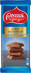 Шоколад молочный РОССИЯ ЩЕДРАЯ ДУША, 82г