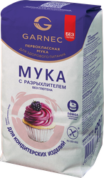 Мука безглютеновая GARNEC с разрыхлителем, 600г