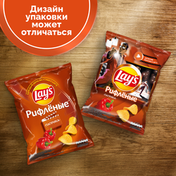 Чипсы картофельные LAY'S Рифленые Паприка, 225г