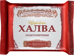 Халва подсолнечная АЗОВСКАЯ КФ Царская, на фруктозе, 180г