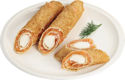Блинчик ЛЕНТА FRESH с сыром и лососем, весовой