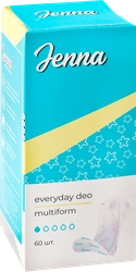 Прокладки ежедневные JENNA Everyday Deo Multiform, 60шт