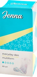 Прокладки ежедневные JENNA Everyday Deo Multiform, 60шт