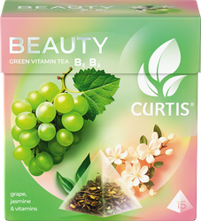 Изображение товара Чай зеленый CURTIS Beauty ароматизированный, 15пир