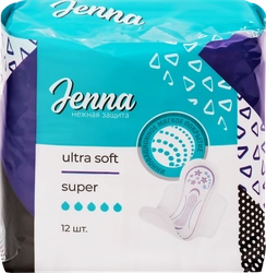 Прокладки гигиенические JENNA Ultra Soft Super, 12шт