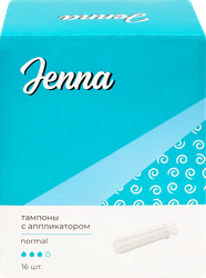 Тампоны JENNA Normal с аппликатором, 16шт