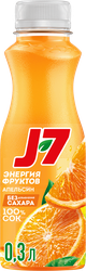 Сок J7 Апельсин с мякотью, 0.3л