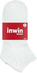 Носки женские INWIN р.23–25, белые, Арт. AW19-ec-001 set 5, 5 пар