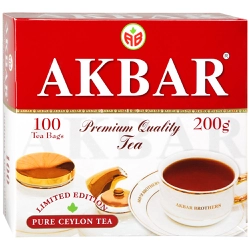 Чай черный AKBAR Limited Edition, 100пак