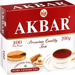 Чай черный AKBAR Limited Edition, 100пак