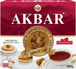 Изображение товара Чай черный AKBAR Limited Edition, 100пак