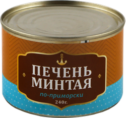 Печень минтая По-приморски, 240г
