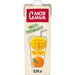 Напиток сокосодержащий МОЯ СЕМЬЯ Манго-Тропиканго, 0.95л