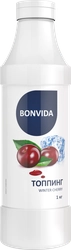 Топпинг BONVIDA со вкусом зимняя вишня, 1л