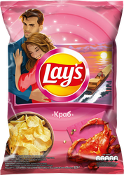 Чипсы картофельные LAY'S Краб, 225г